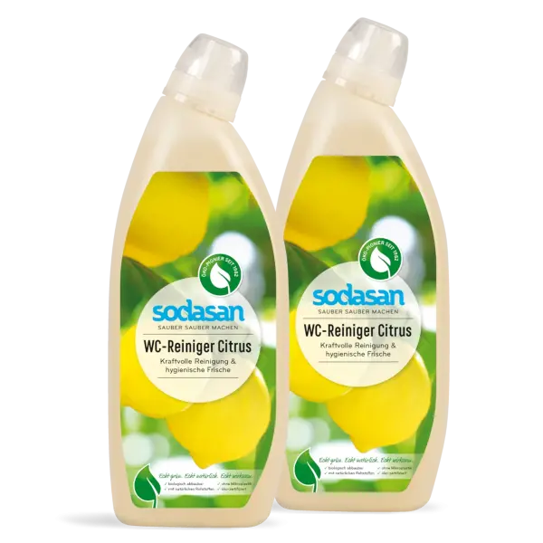 SODASAN WC-Reiniger Citrus 2 x 0.75 Liter| Naturhaus GmbH