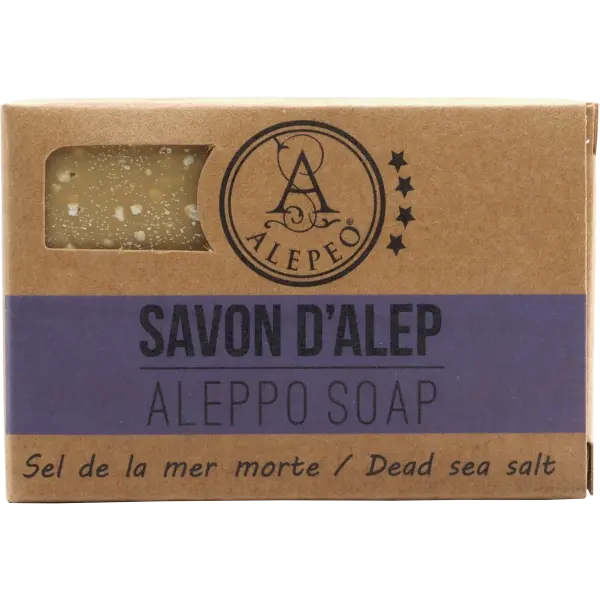 ALEPEO Aleppo Ölivenölseife mit Totem Meersalz 100 g | Naturhaus GmbH