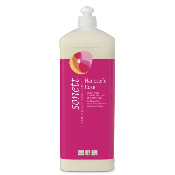 Sonett Handseife Rose 1 Liter | Naturhaus GmbH