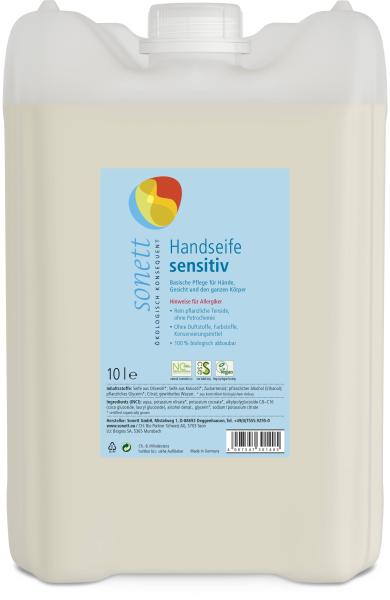Sonett Handseife sensitiv 10 Liter | Naturhaus GmbH