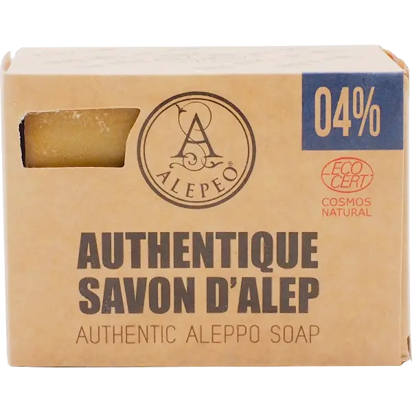 ALEPEO Aleppo Olivenölseife mit 4% Lorbeeröl 200 g | Naturhaus GmbH