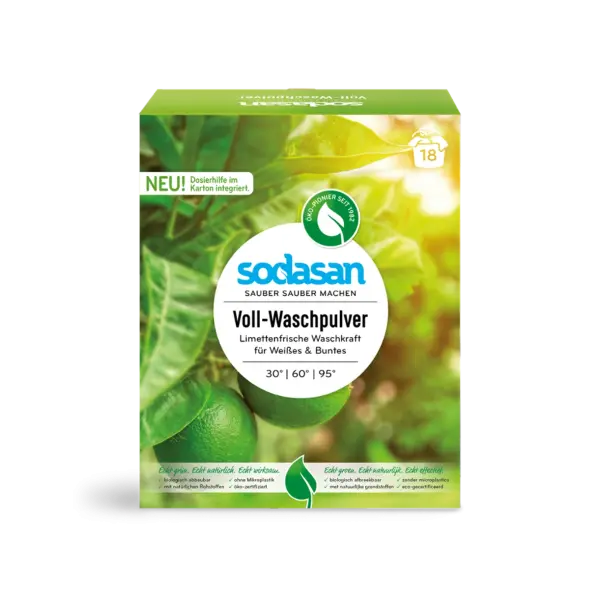 SODASAN Voll-Waschpulver Limette 1.01 kg