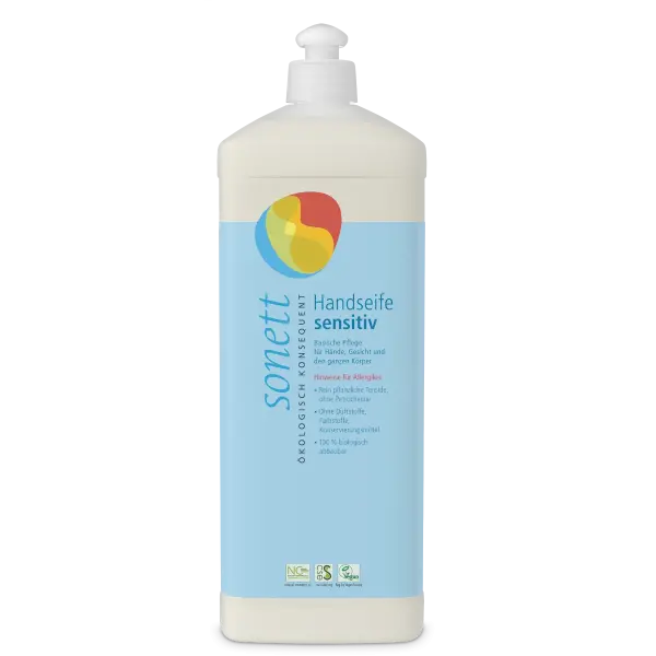 Sonett Handseife sensitiv 1 Liter | Naturhaus GmbH