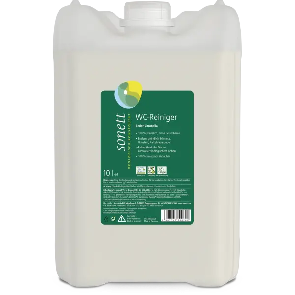 Sonett WC Reiniger Zeder-Citronella 10 Liter | Naturhaus GmbH