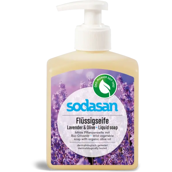 SODASAN Flüssigseife Lavendel u. Olive 300 ml | Naturhaus GmbH