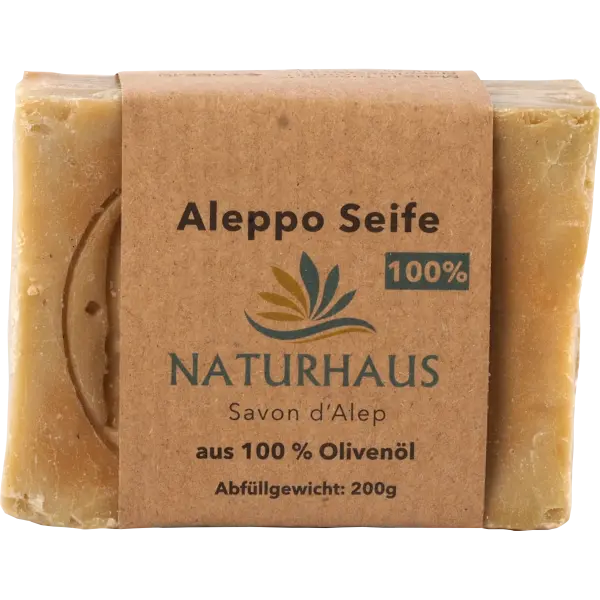 NATURHAUS Aleppo Seife aus 100 Prozent Olivenöl