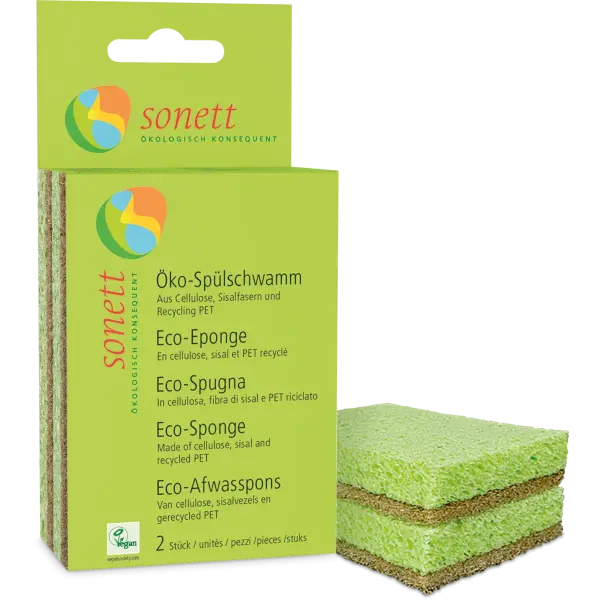 Sonett Öko-Spülschwamm 2er Pack | Naturhaus GmbH