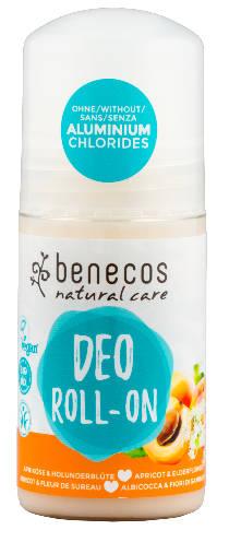 benecos Deo Roll on Aprikose und Holunderblüte 50 ml