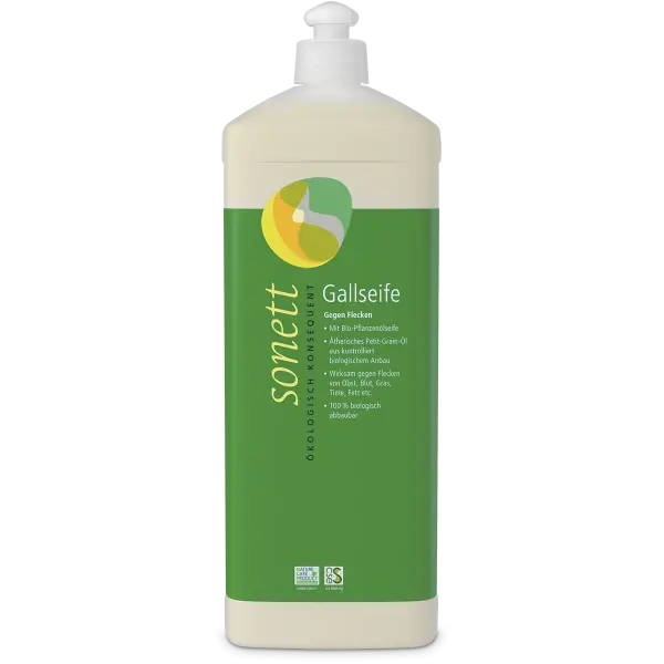 Sonett Gallseife flüssig 1 Liter | Naturhaus GmbH