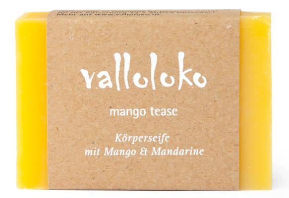 valloloko Mango Mandarine Seife - Mango Tease, 100 g
