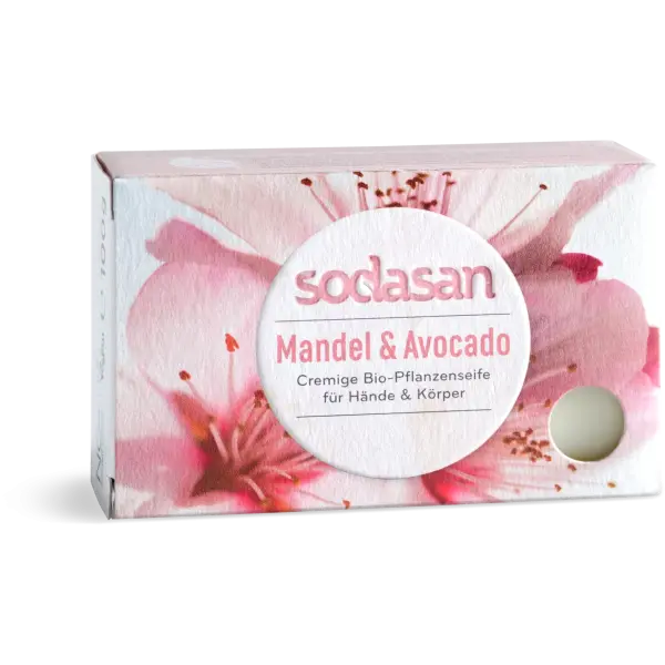 SODASAN Stückseife Mandel u. Avocado 100 g | Naturhaus GmbH