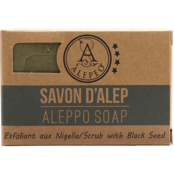ALEPEO Aleppo Olivenölseife mit Schwarzkümmel 100 g | Naturhaus GmbH