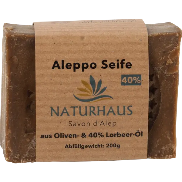 NATURHAUS Aleppo Seife 40% Lorbeeröl