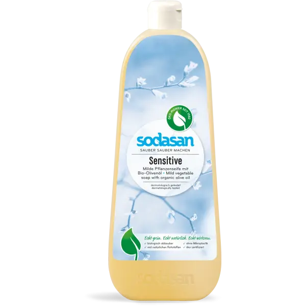 SODASAN Flüssigseife Sensitiv 1 Liter | Naturhaus GmbH