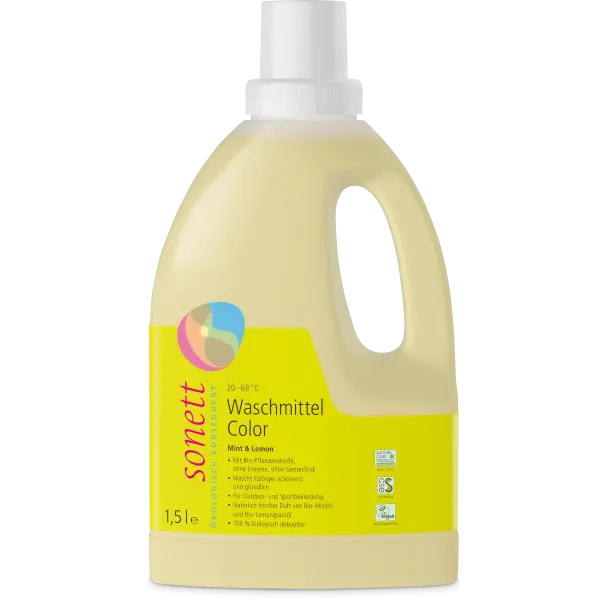 Sonett Waschmittel Color 1.5 Liter | Naturhaus GmbH