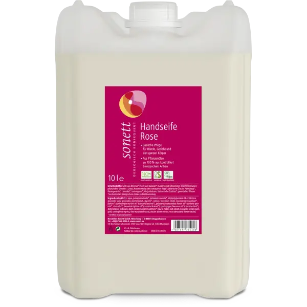 Sonett Handseife Rose 10 Liter | Naturhaus GmbH