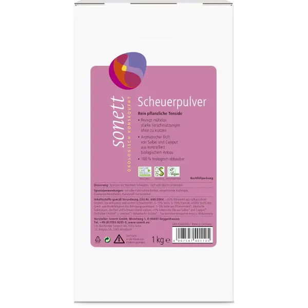 Sonett Scheuerpulver 1 kg | Naturhaus GmbH