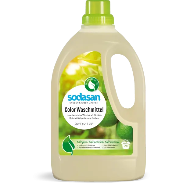 SODASAN Color Waschmittel Limette 1.5 Liter | Naturhaus GmbH